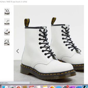 Dr. Martens 1460 8 eye boots in white